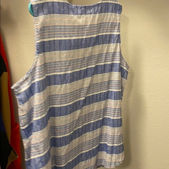 Talbots sleeveless blouse 3x - Picture 7 of 9